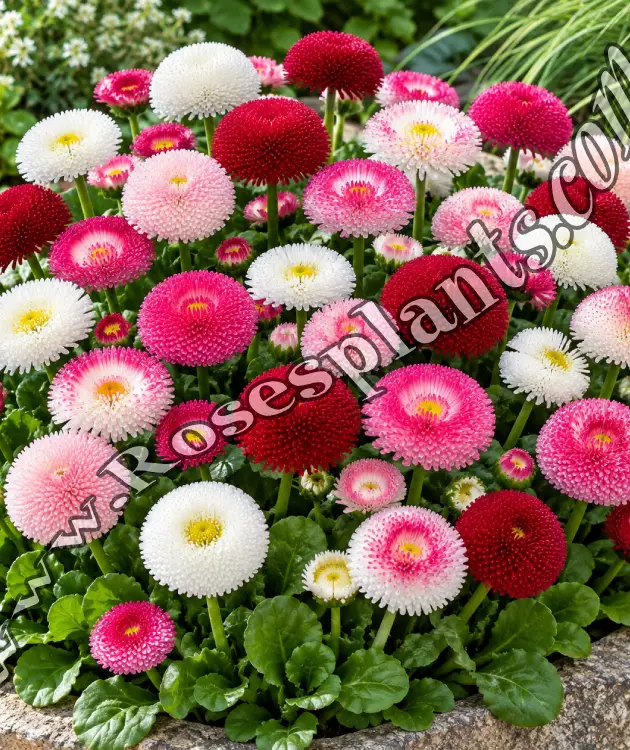 Кичести Парички Микс – Bellis perennis | Комплект 6 Растения